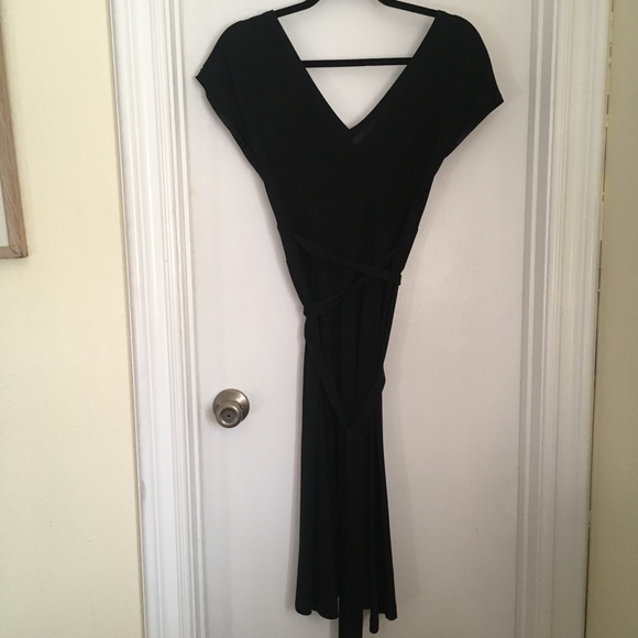 Banana Republic silk dress with waist tie - Picture 1 of 4